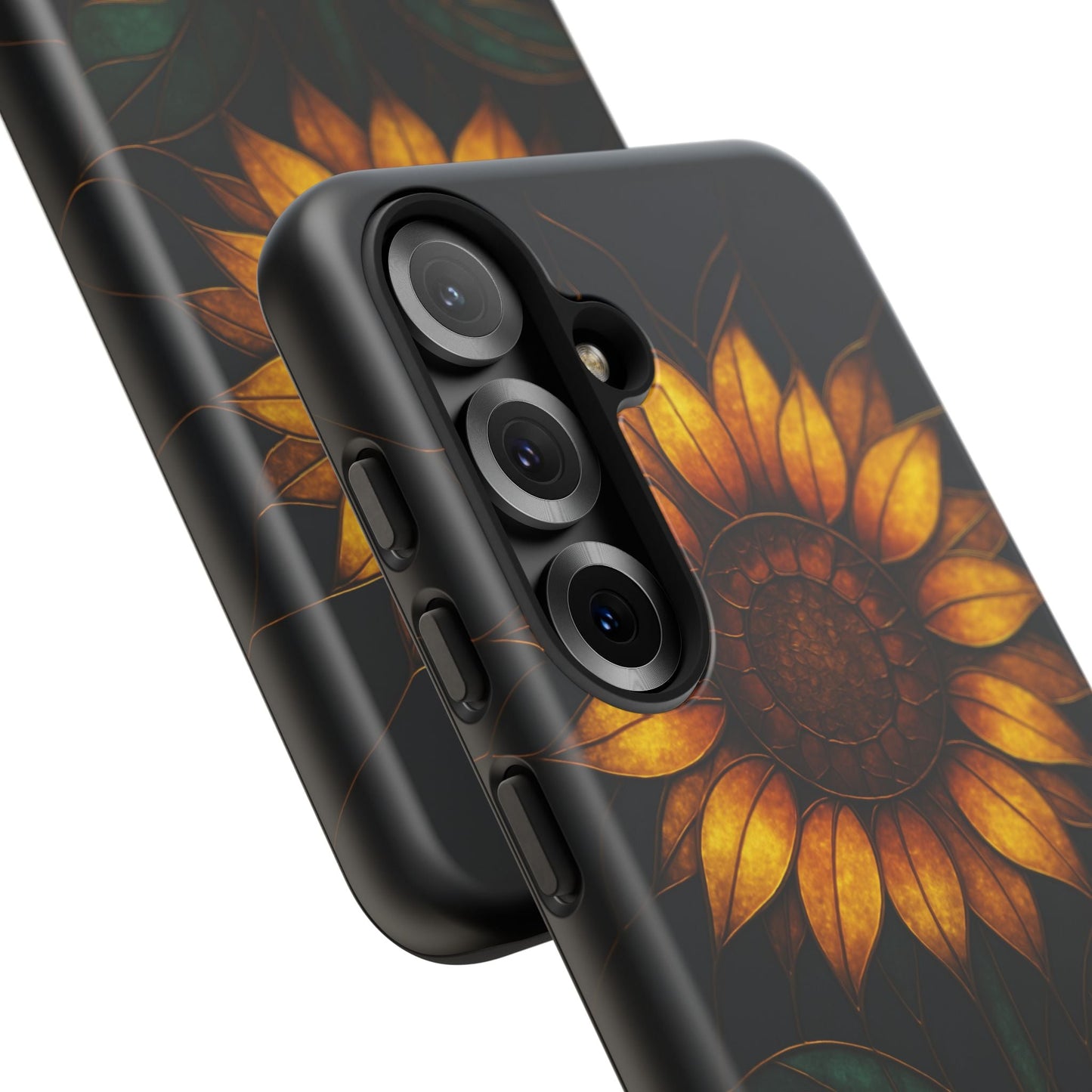 Printify Phone Case Samsung Galaxy S25 / Matte Stained-Glass Sunflower Phone Case 🌻✨