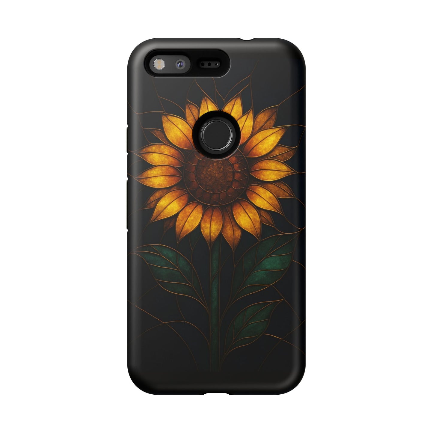 Printify Phone Case Google Pixel / Matte Stained-Glass Sunflower Phone Case 🌻✨