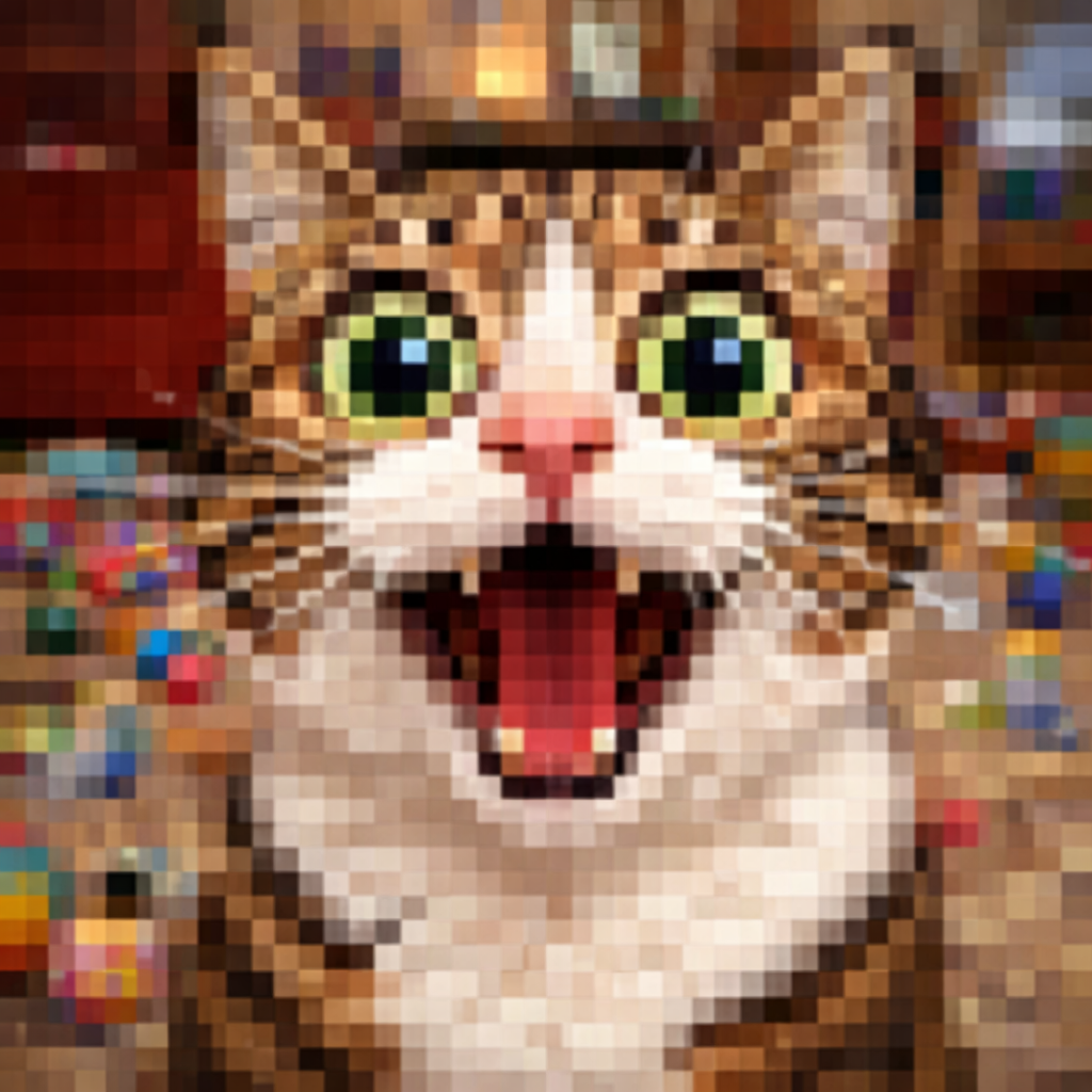 5DDPaints.com arts and crafts kit Surprised Tabby Cat – Diamond Painting Kit