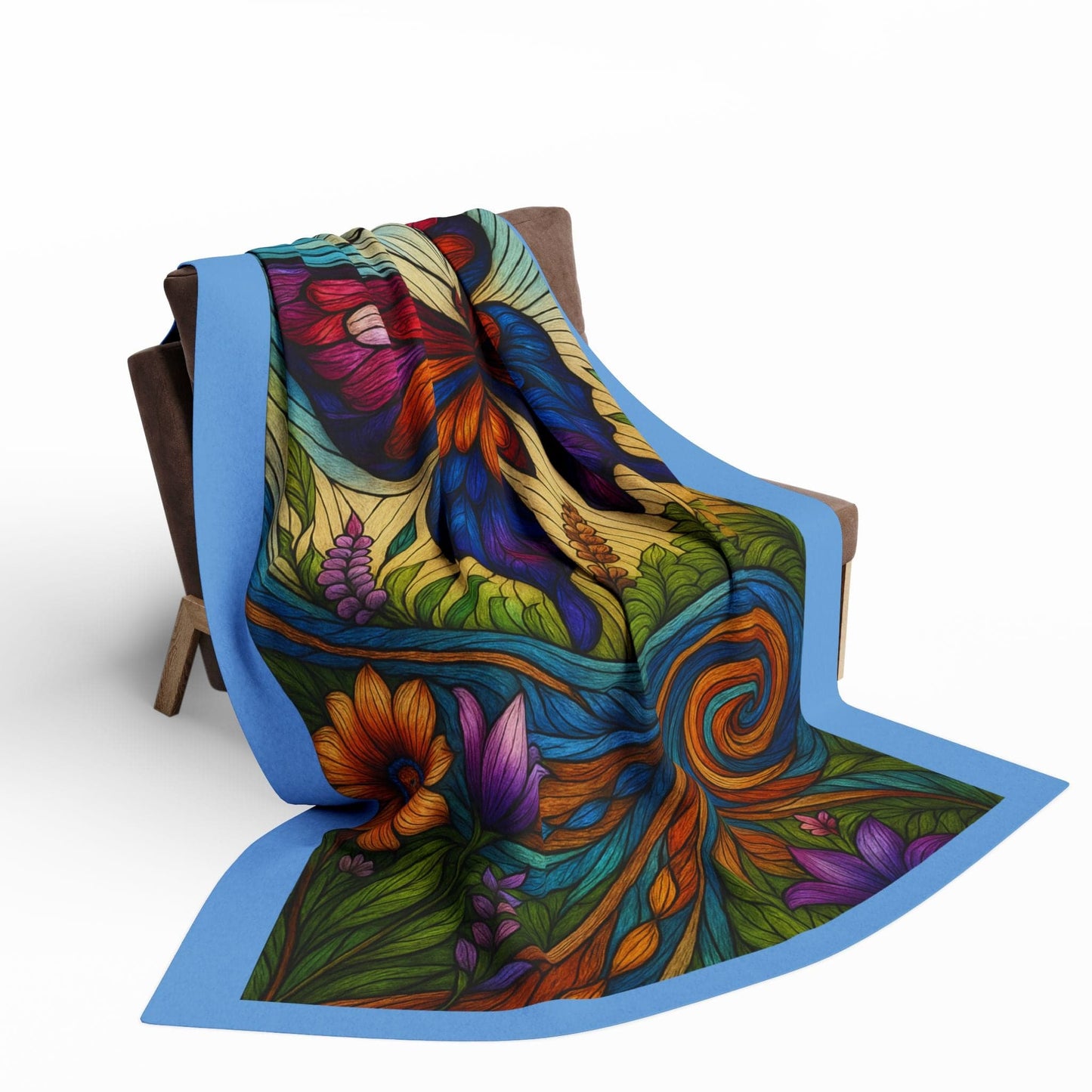 Printify Home Decor 60" × 80" Vibrant Butterfly Comfort - Arctic Fleece Blanket