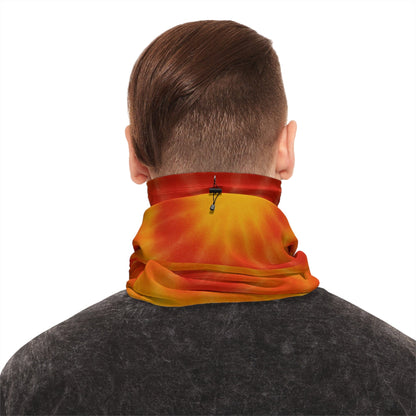 Printify All Over Prints 17.5" × 9.5" Vibrant Tie-Dye Neck Gaiter | Colorful Winter Accessory for Warmth & Style