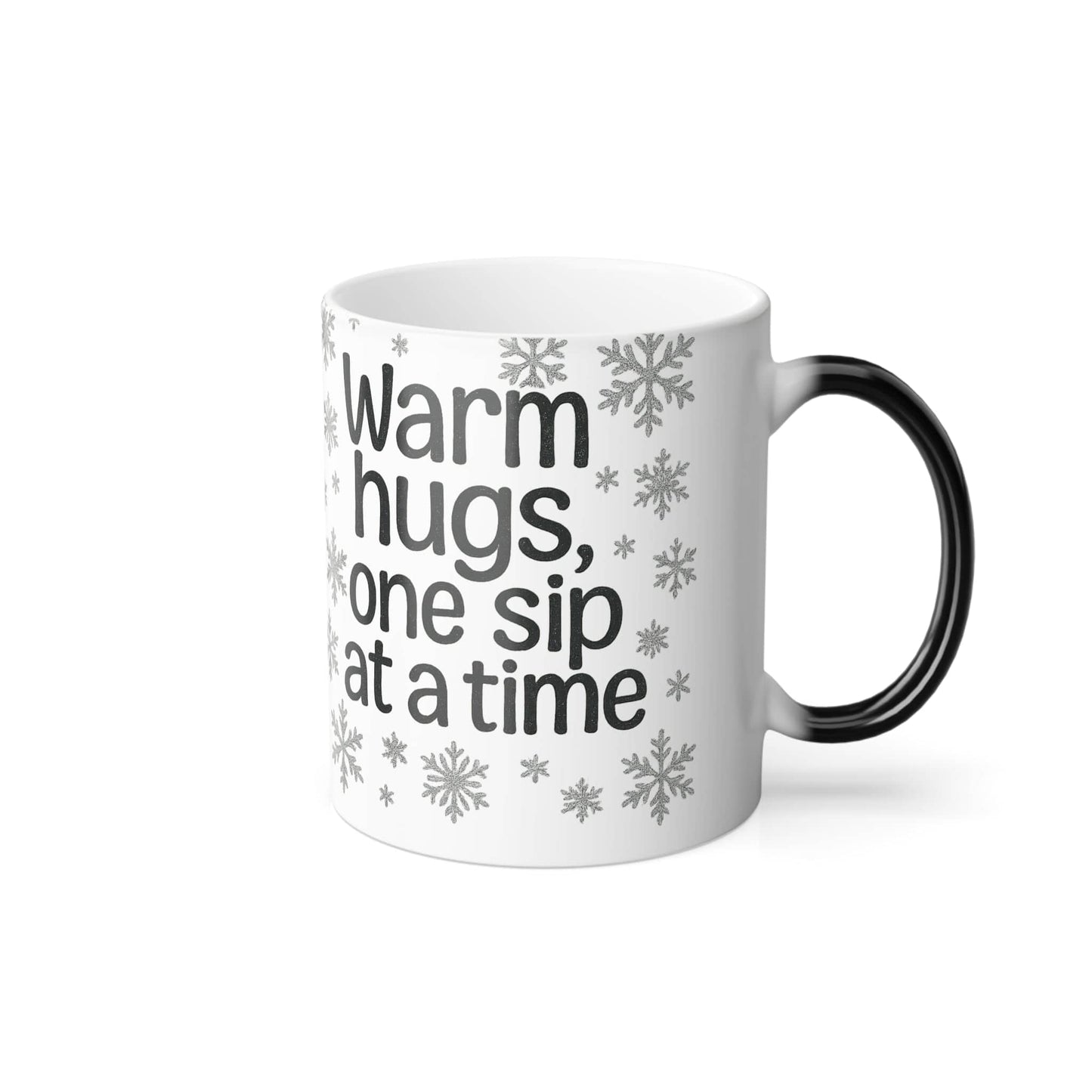Printify Mug 11oz Warm Hugs Color Morphing Mug ☕❄️