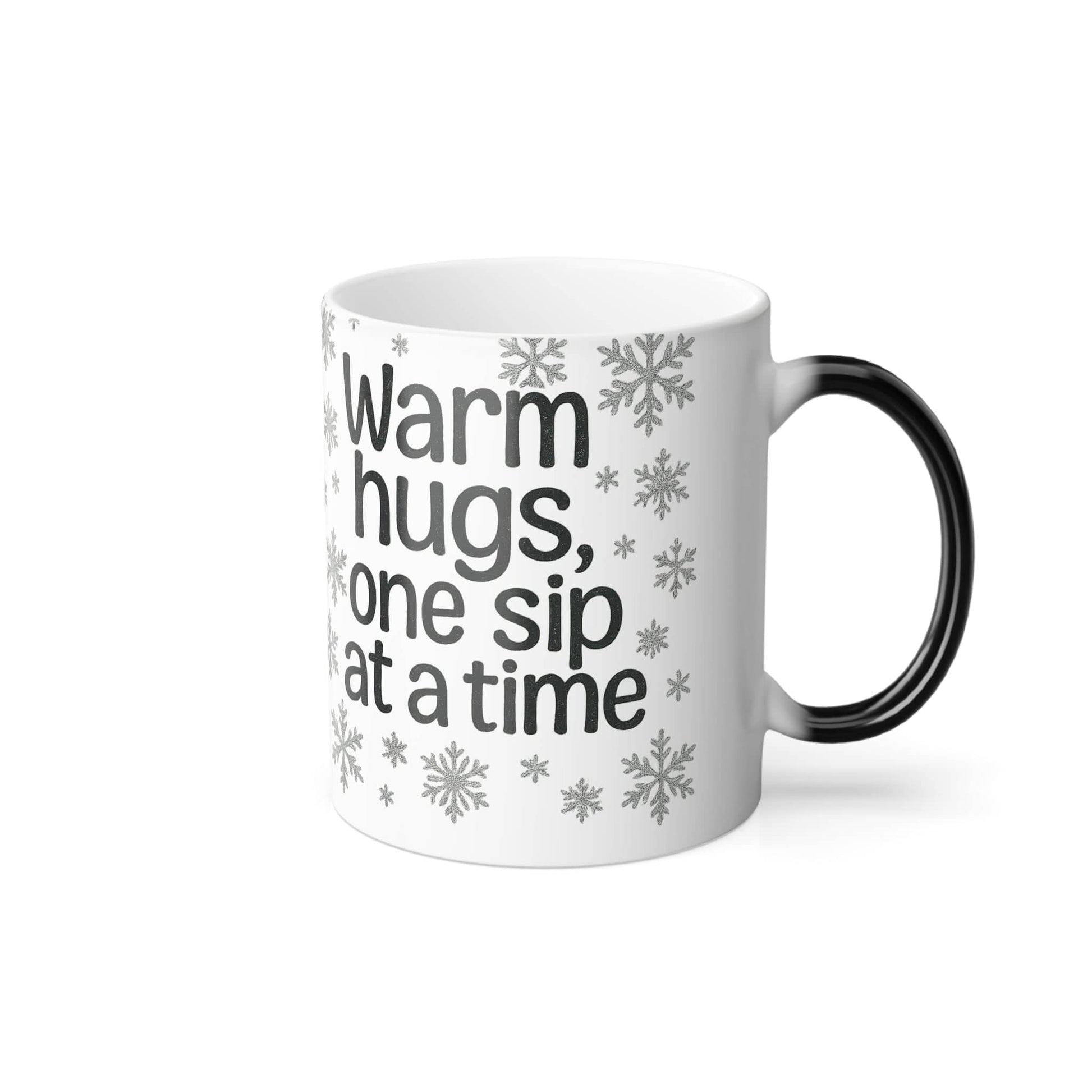 Printify Mug 11oz Warm Hugs Color Morphing Mug ☕❄️