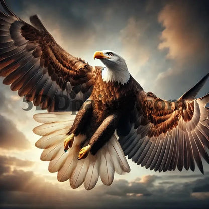 5DDPaints.com arts and crafts kit Wings of Glory Diamond Painting Kit