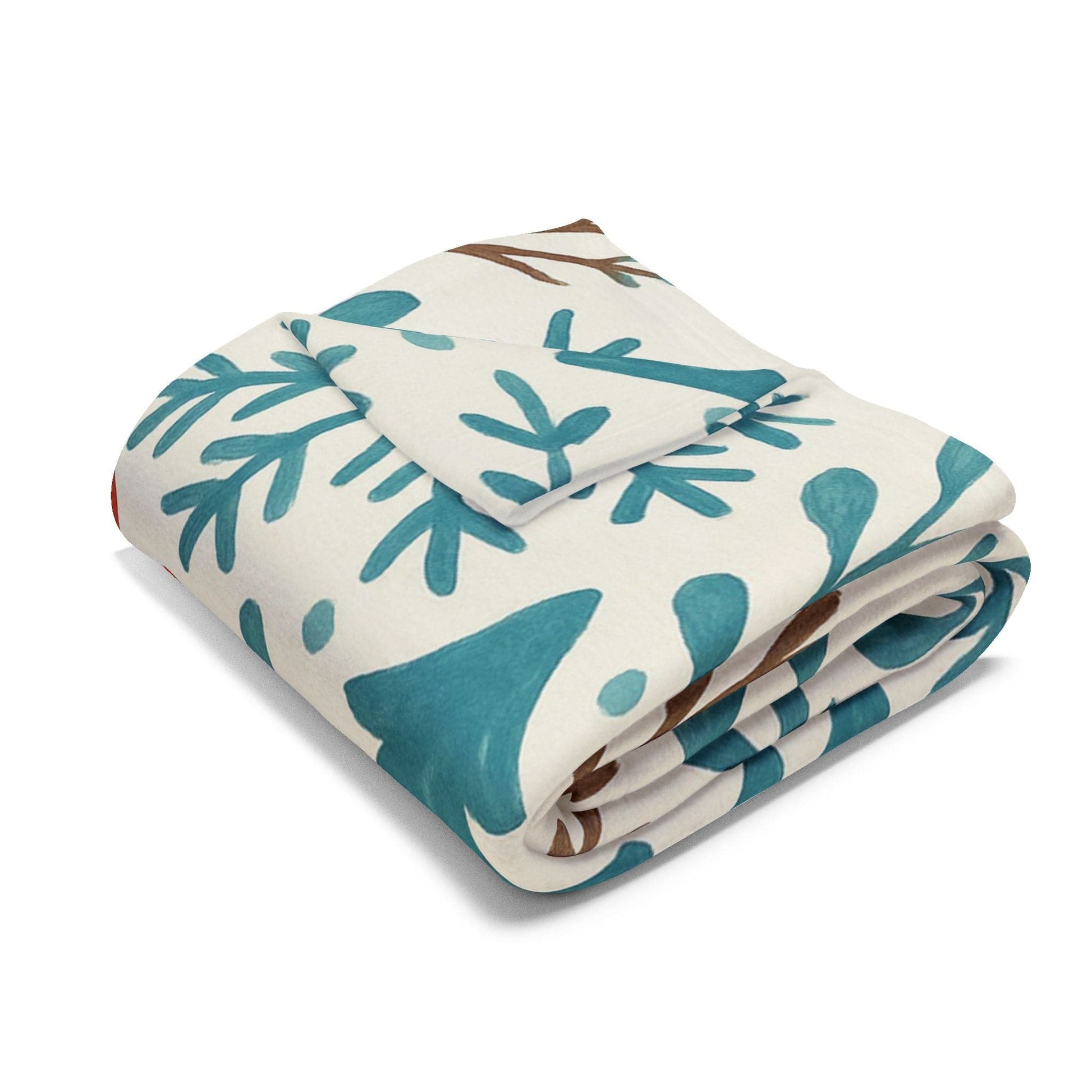 Printify Home Decor Winter Snowflake Christmas Arctic Fleece Blanket