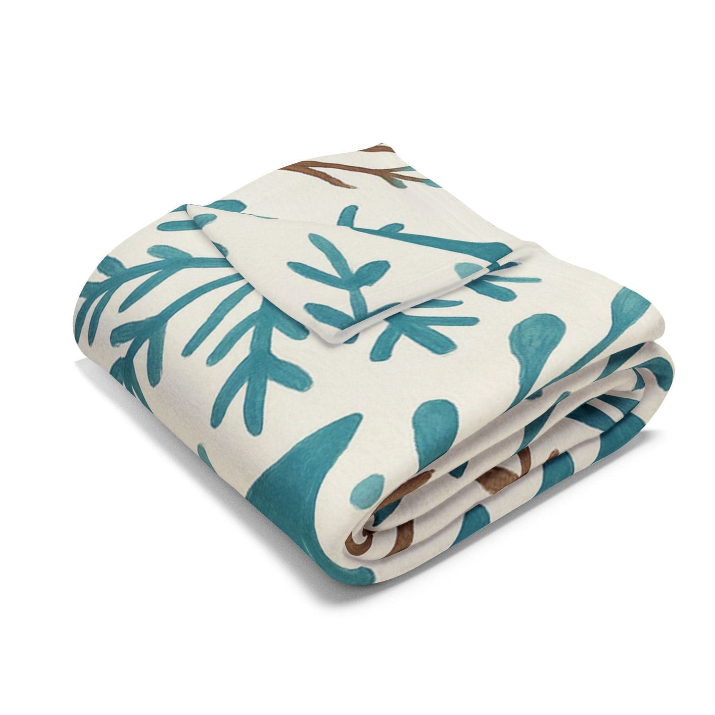 Printify Home Decor Winter Snowflake Christmas Arctic Fleece Blanket