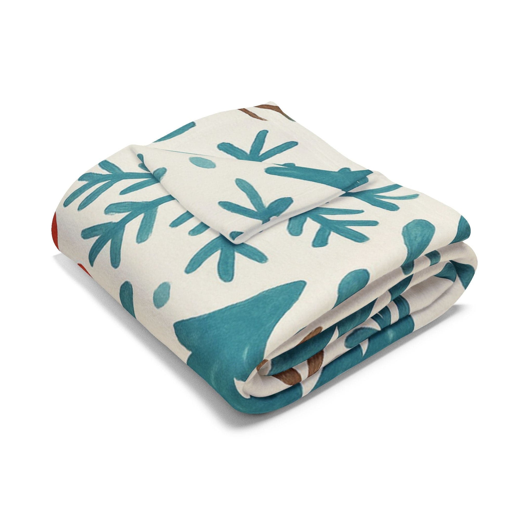 Printify Home Decor Winter Snowflake Christmas Arctic Fleece Blanket