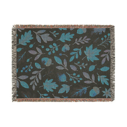 Printify Home Decor Woven Blanket Autumn Cozy Up