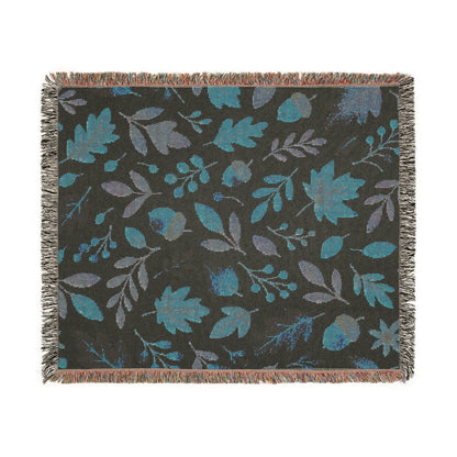 Printify Home Decor Woven Blanket Autumn Cozy Up