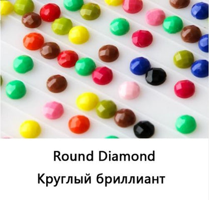 Amazello home decor 5D Diamond Painting Black Poodle