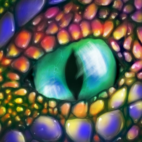 Amazello Arts & Crafts 5D Diamond Painting Dragon Eye