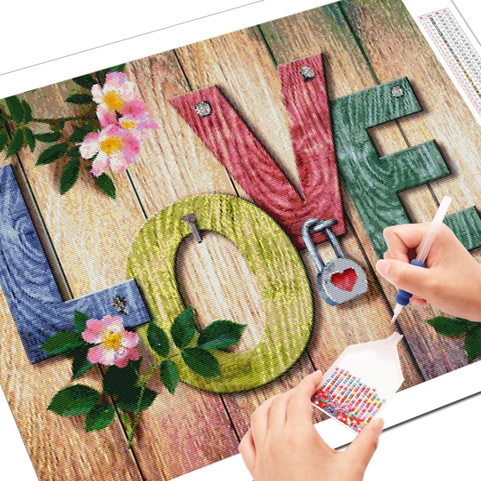 Amazello decoration 5D Diamond Painting Family and Home Signs