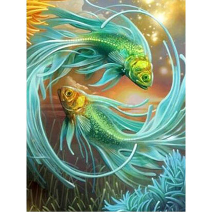 Amazello home decor 5D Diamond Painting Goldfish