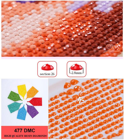 Amazello home decor 5D Diamond Painting Homie Garden Collection