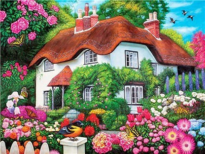 Amazello home decor A / 20x27cm 5D Diamond Painting Homie Garden Collection