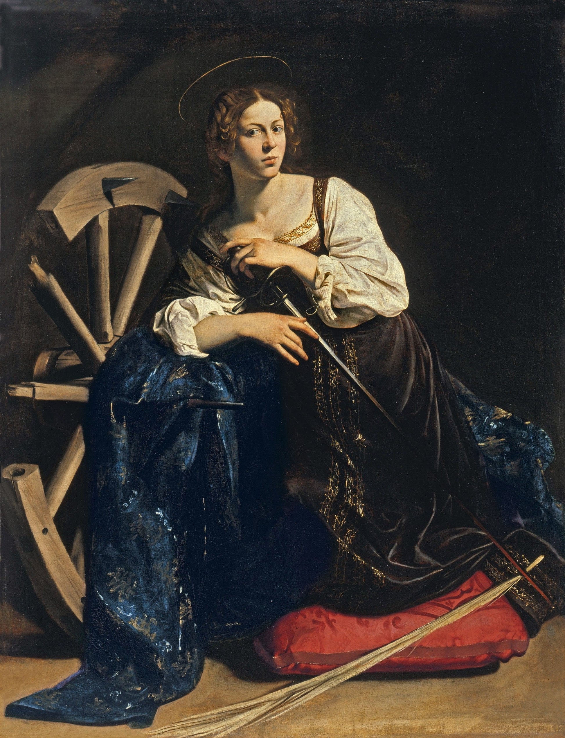 Amazello home decor 20X30 cm 5D Diamond Painting Saint Catherine of Alexandria