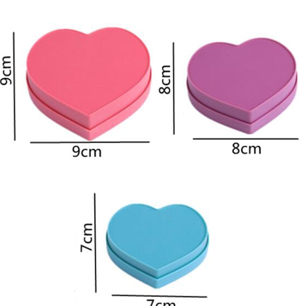 Amazello accessories 5D Diamond Painting Tool Heart-Shaped Diamond Tray Box large-Capacity