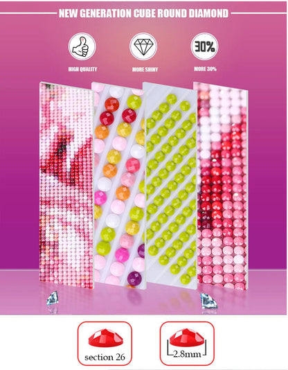 Amazello Art & Craft Kits 5D Diamond Painting Twinkle Abstract