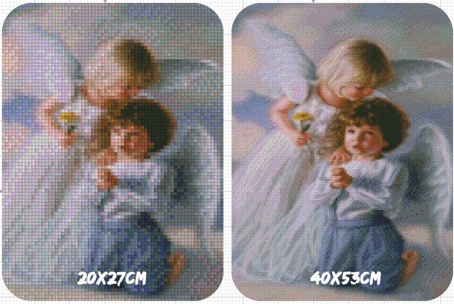 Amazello 5D Diamond Painting Two Little Angels