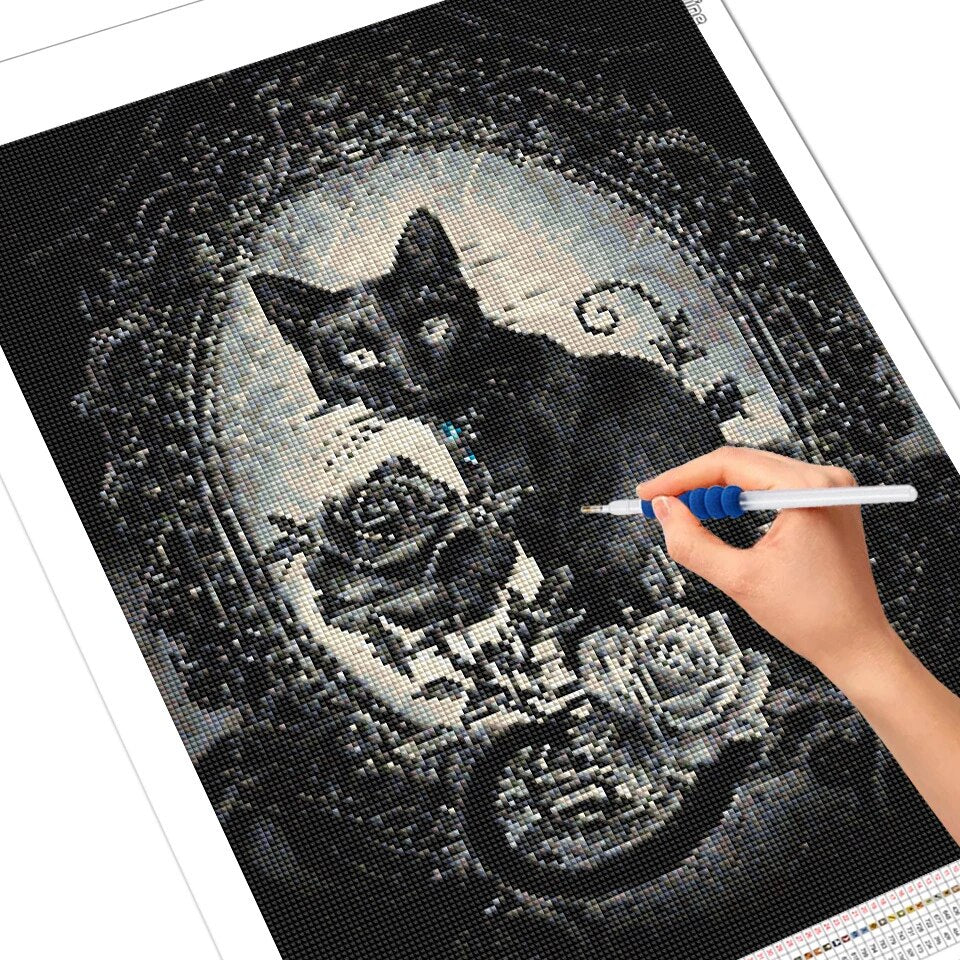 5D Diamond Painting Alchemy Cat