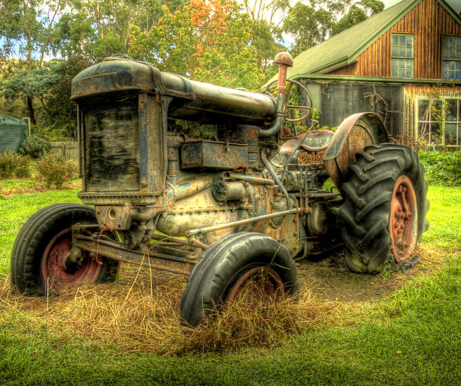 5D Diamond Painting Old Farm Tractor
