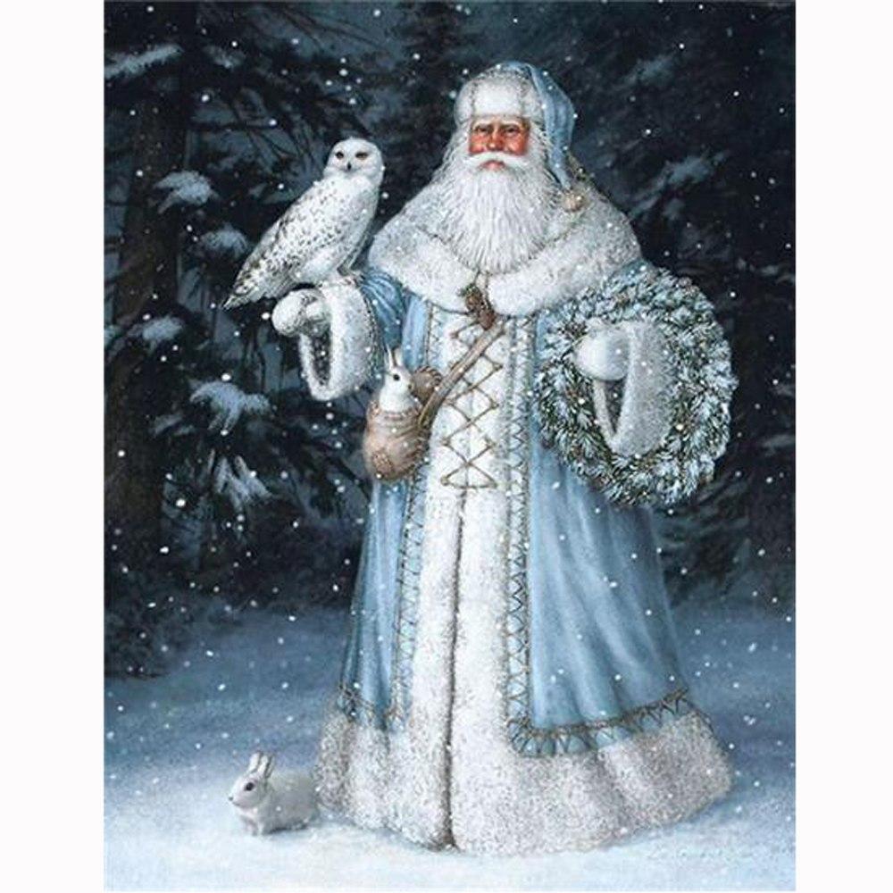 Amazello Arts & Crafts Diamond Painting Father Christmas