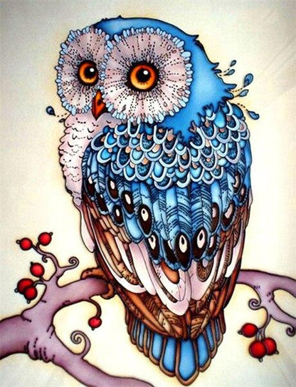 Amazello decoration SZHC4-4328 / 40x50cm No Frame Paint by Numbers Owl Mini Collection