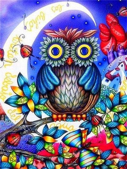 Amazello decoration SZHC4-4346 / 40x50cm No Frame Paint by Numbers Owl Mini Collection