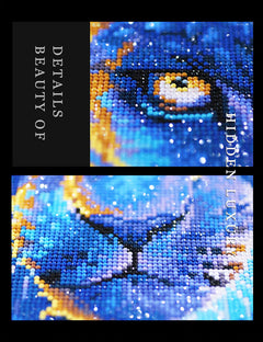 5D Diamond Painting Glow in the Dark Panther