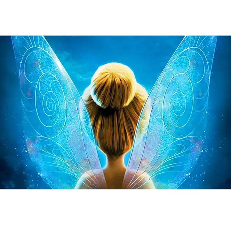 Amazello home decor 5D Diamond Painting Fairy Wings