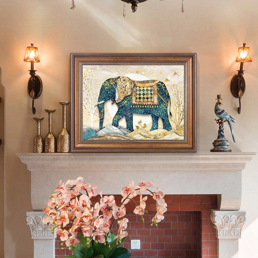 Amazello home decor 5D Diamond Painting European Elephant