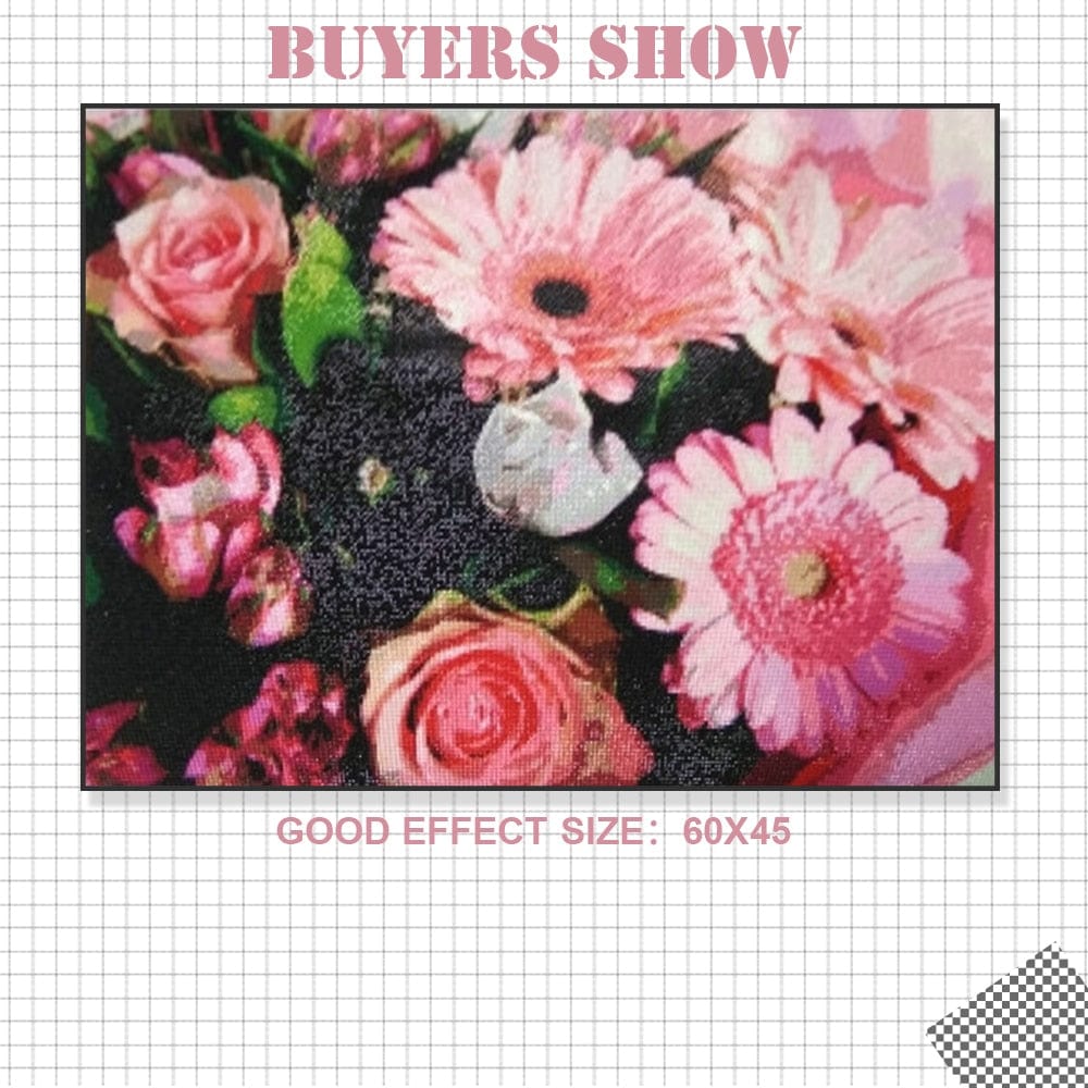 Amazello decoration 5D Diamond Painting Flower Arrangement