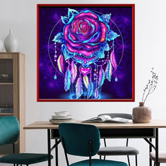 5D Diamond Painting Dreamcatcher Rose