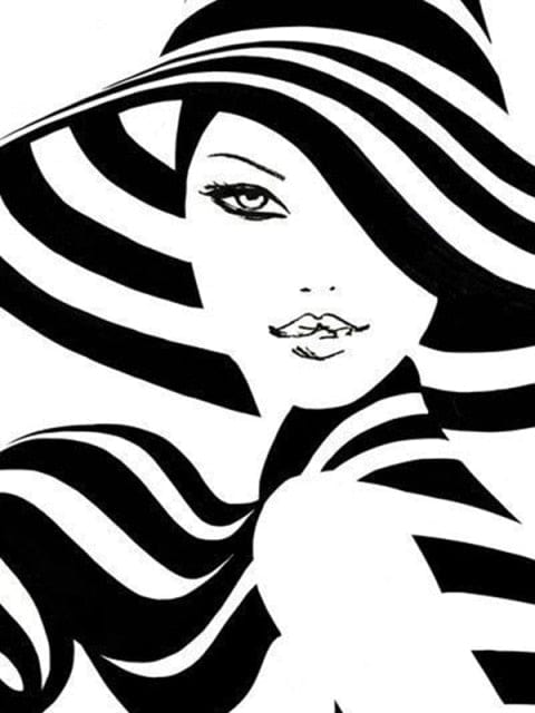 Amazello decoration G / 20x27cm 5D Diamond Painting Pop Art Woman