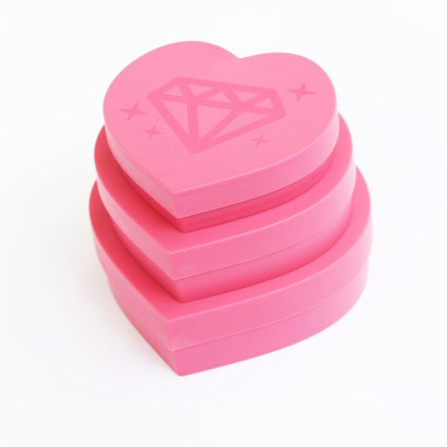 5D Diamond Painting Tool Heart-Shaped Diamond Tray Box large-Capacity