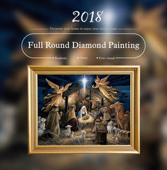 5D Diamond Painting Nativity Scene - Amazello