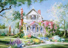 5D Diamond Painting Victorian Homes - Amazello