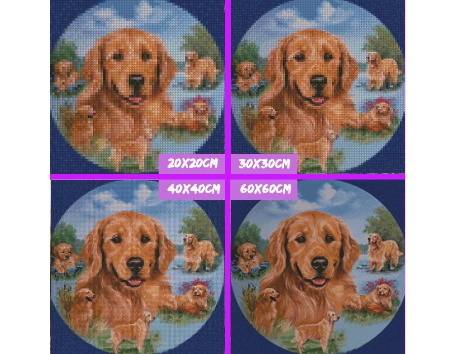 Amazello home decor 5D Diamond Painting Resting Dog