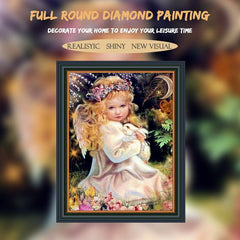 5D Diamond Painting Praying Angel Child - Amazello