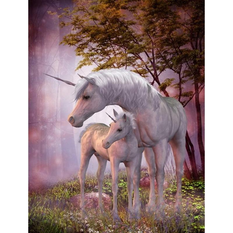 Amazello home decor 5D Diamond Painting Unicorn