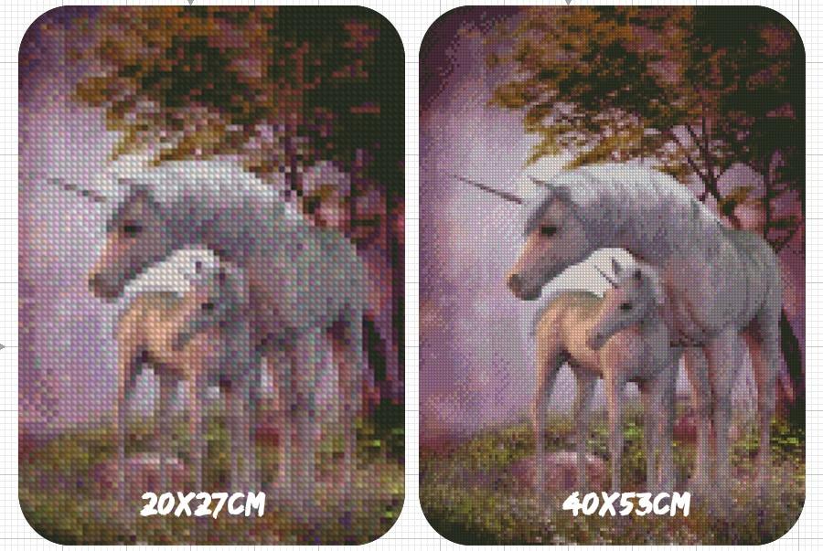 Amazello home decor 5D Diamond Painting Unicorn