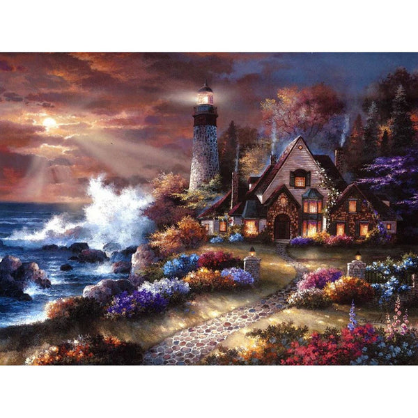 5D Diamond Painting Lighthouse – Amazello