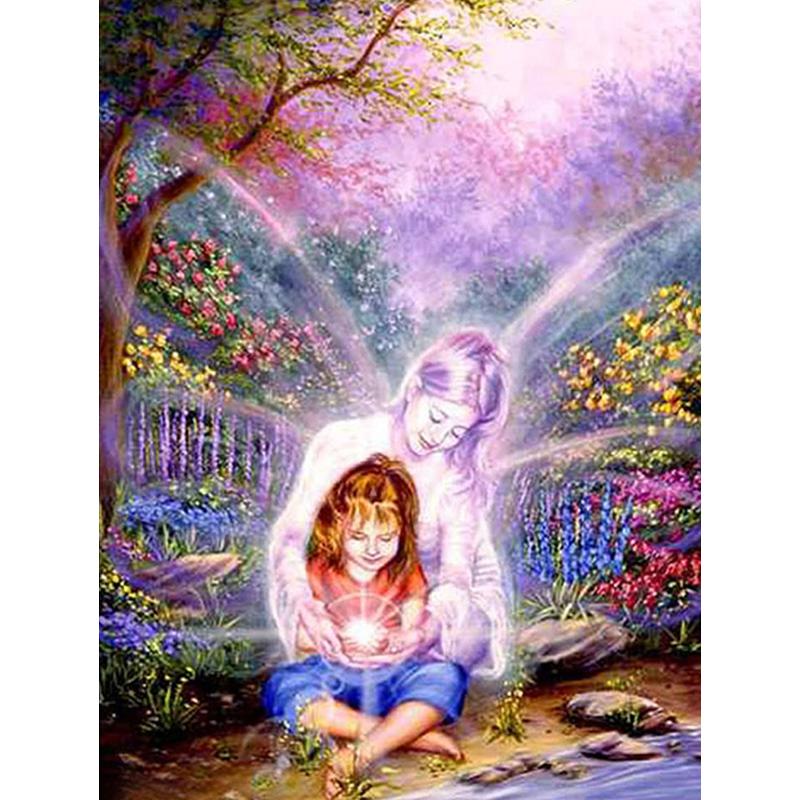 Amazello home decor 5D Diamond Painting Fairy Friend