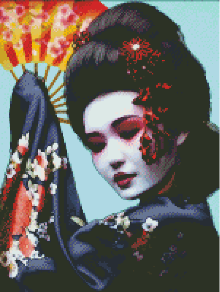 5D Diamond Painting Custom Geisha Art