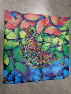 5D Diamond Butterfly Pillowcase